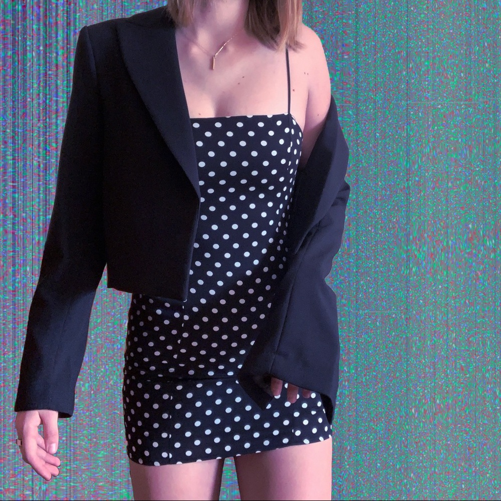 XS Urban Outfitters polka dot mini dress